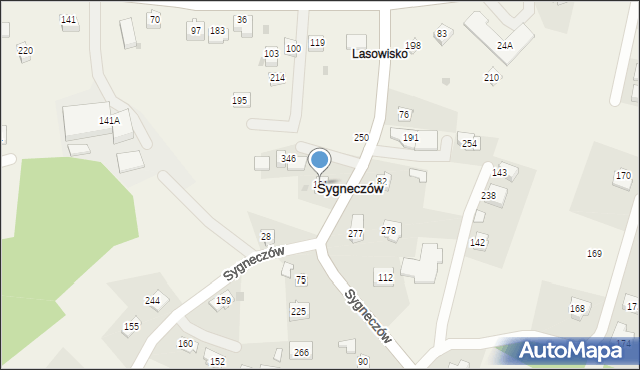 Sygneczów, Sygneczów, 101, mapa Sygneczów