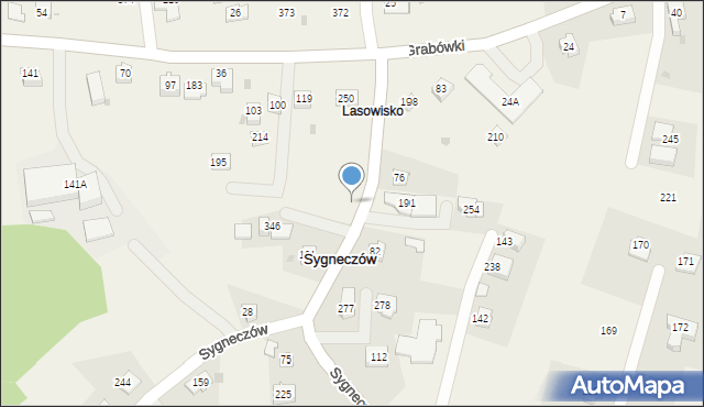 Sygneczów, Sygneczów, 250, mapa Sygneczów