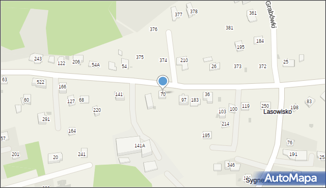 Sygneczów, Sygneczów, 70, mapa Sygneczów
