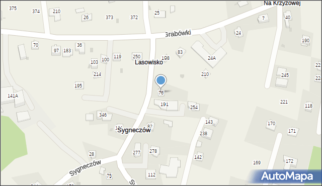 Sygneczów, Sygneczów, 76, mapa Sygneczów