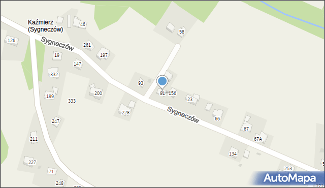Sygneczów, Sygneczów, 81, mapa Sygneczów