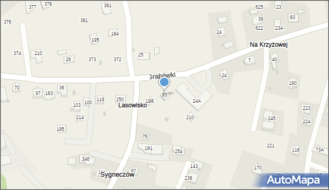 Sygneczów, Sygneczów, 83, mapa Sygneczów