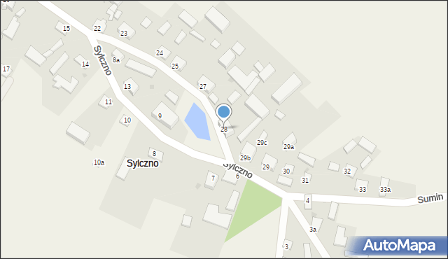 Sylczno, Sylczno, 28, mapa Sylczno