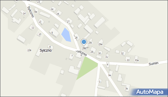 Sylczno, Sylczno, 29b, mapa Sylczno