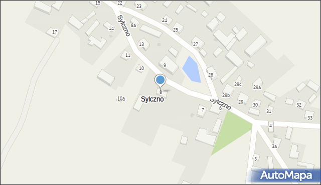 Sylczno, Sylczno, 8, mapa Sylczno