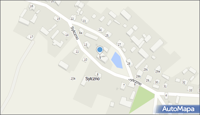 Sylczno, Sylczno, 9, mapa Sylczno