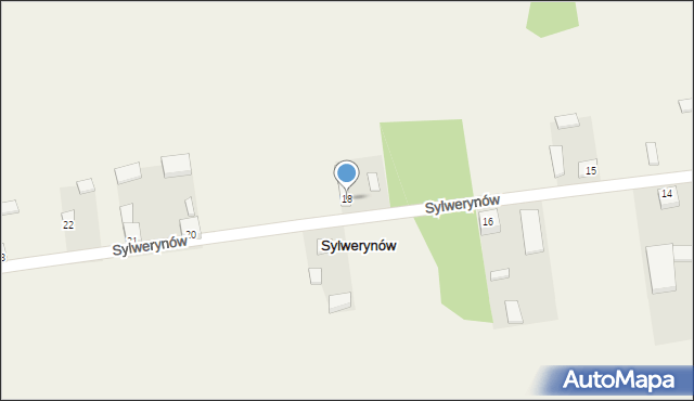 Sylwerynów, Sylwerynów, 18, mapa Sylwerynów