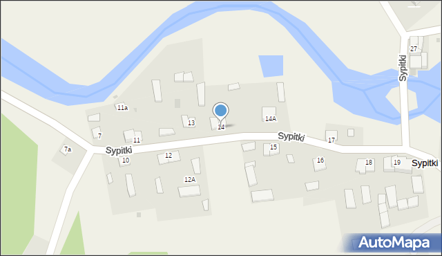 Sypitki, Sypitki, 14, mapa Sypitki