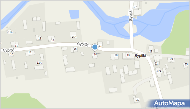 Sypitki, Sypitki, 16, mapa Sypitki