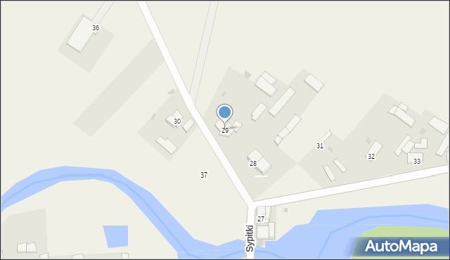 Sypitki, Sypitki, 29, mapa Sypitki