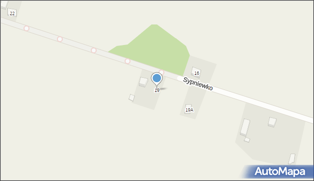 Sypniewko, Sypniewko, 19, mapa Sypniewko