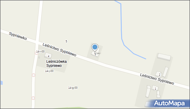 Sypniewko, Sypniewko, 3, mapa Sypniewko