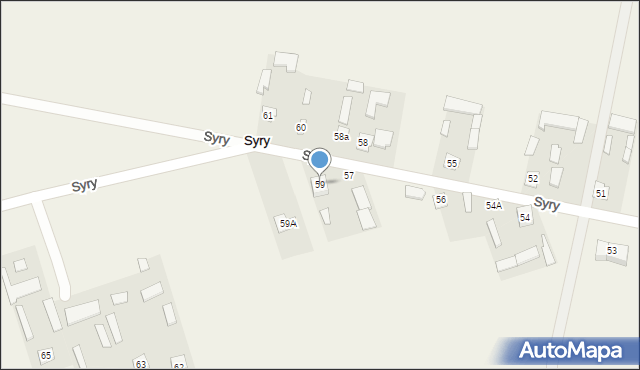 Syry, Syry, 59, mapa Syry