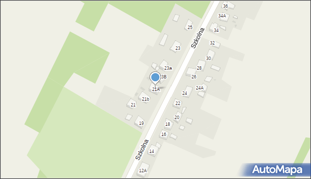 Adamowice, Szkolna, 21A, mapa Adamowice