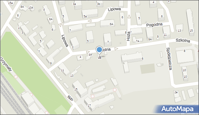 Aleksandrów Kujawski, Szkolna, 4B, mapa Aleksandrów Kujawski