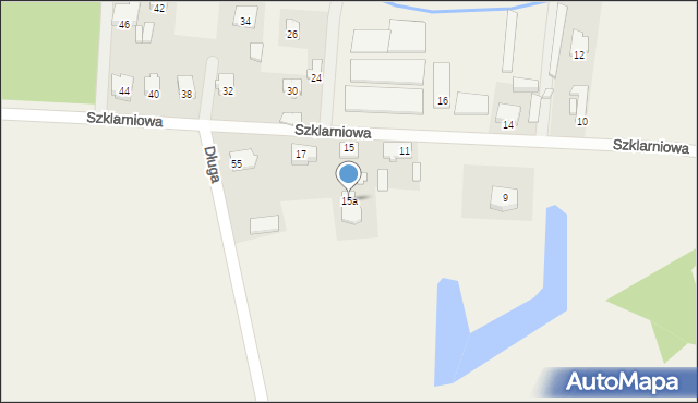 Aleksandrówka, Szklarniowa, 15a, mapa Aleksandrówka