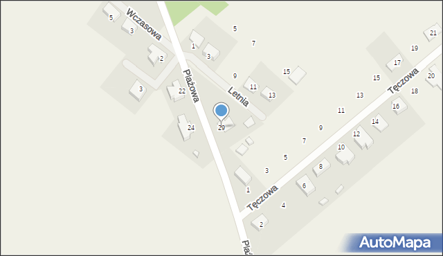 Aleksandrowo, Szkolna, 29, mapa Aleksandrowo