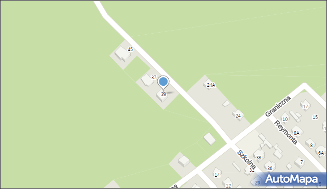 Bełchów, Szkolna, 39, mapa Bełchów