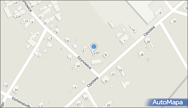 Biała, Szynowice, 2, mapa Biała