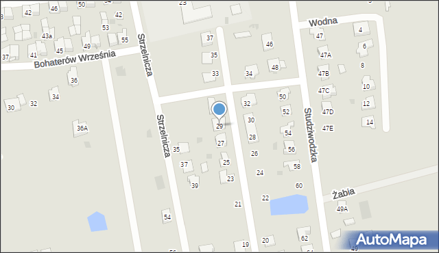 Bielsk Podlaski, Szarych Szeregów, 29, mapa Bielsk Podlaski