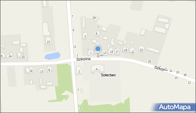 Biskupice, Szkolna, 11, mapa Biskupice