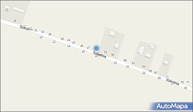 Biskupice, Szkolna, 18, mapa Biskupice