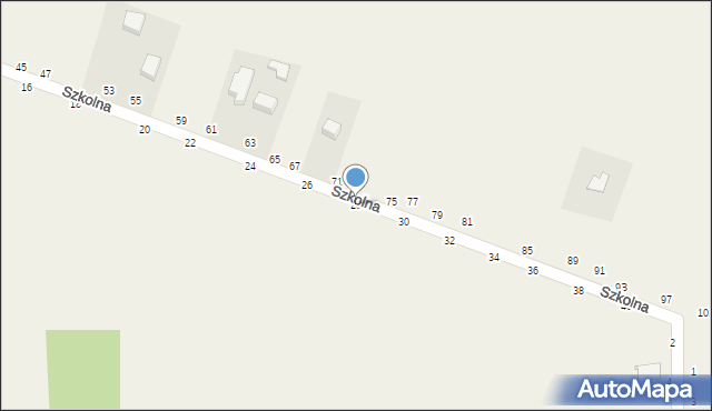 Biskupice, Szkolna, 28, mapa Biskupice