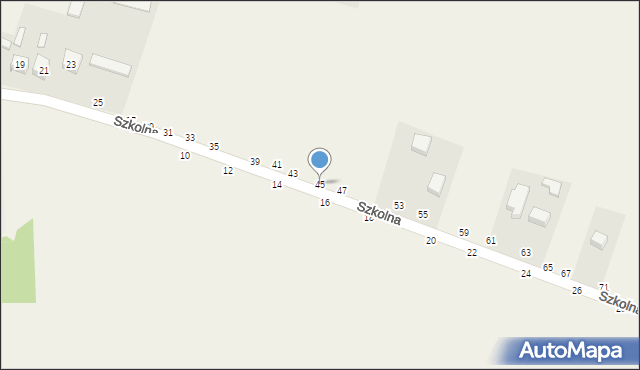 Biskupice, Szkolna, 45, mapa Biskupice