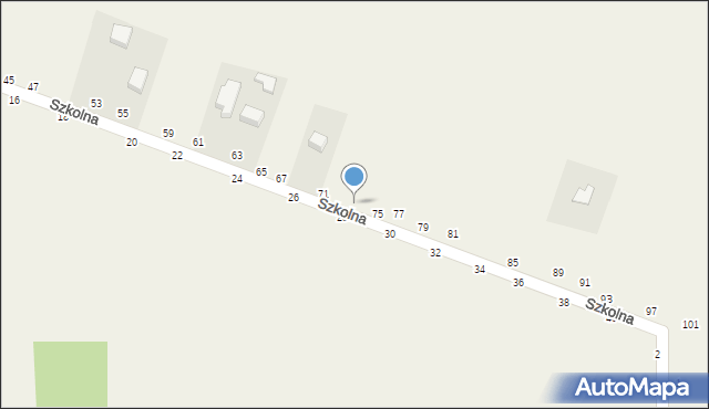 Biskupice, Szkolna, 73, mapa Biskupice