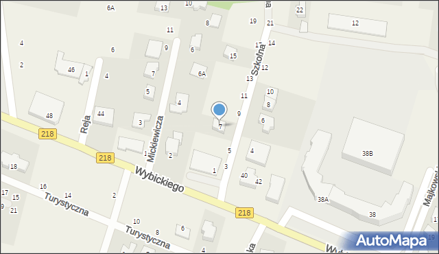 Bojano, Szkolna, 7, mapa Bojano