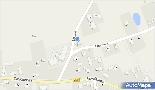 Borzytuchom, Szkolna, 4, mapa Borzytuchom