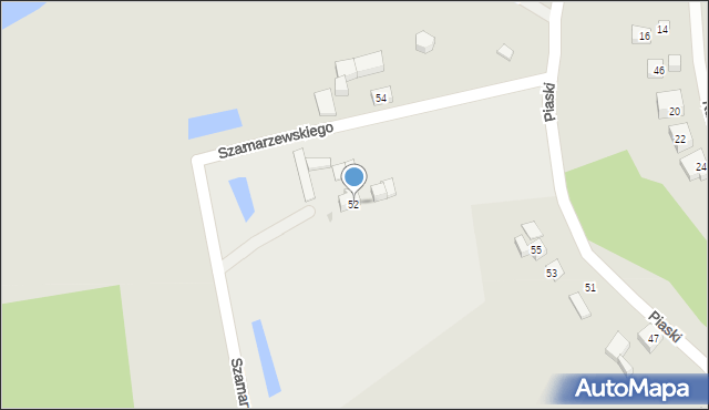 Bydgoszcz, Szamarzewskiego Augustyna, ks., 52, mapa Bydgoszczy