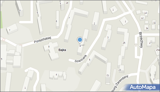 Bydgoszcz, Szancera Jana Marcina, 4, mapa Bydgoszczy