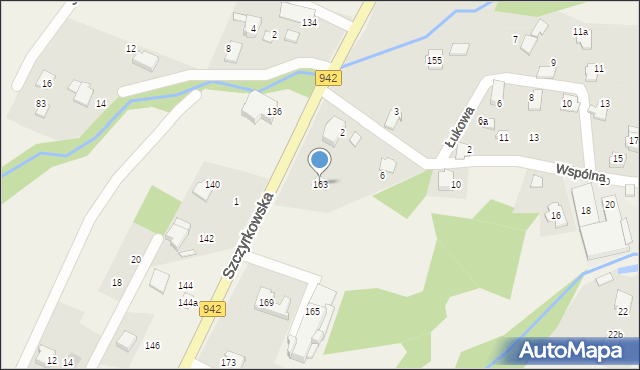 Bystra, Szczyrkowska, 163, mapa Bystra