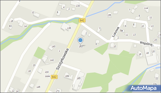 Bystra, Szczyrkowska, 163, mapa Bystra