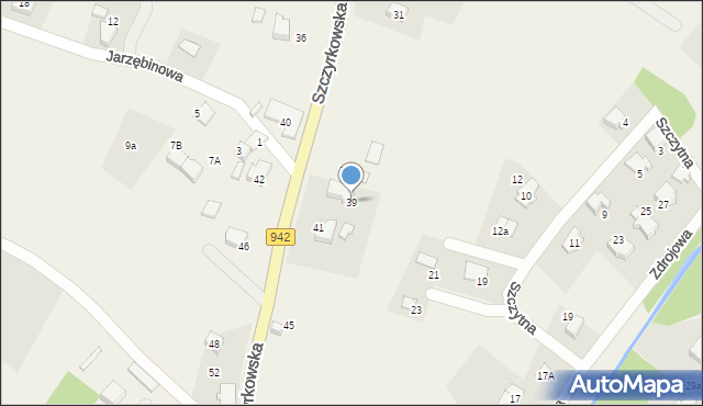 Bystra, Szczyrkowska, 39, mapa Bystra