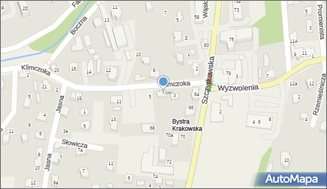 Bystra, Szczyrkowska, 68, mapa Bystra