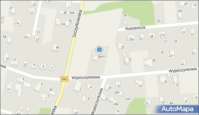 Bystra, Szczyrkowska, 97, mapa Bystra