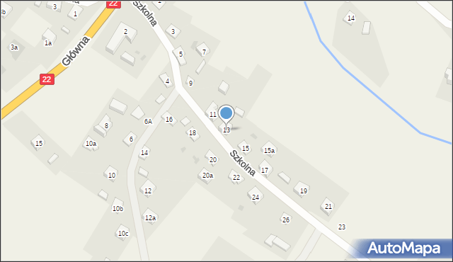 Bytonia, Szkolna, 13, mapa Bytonia