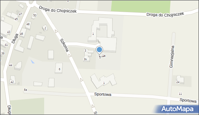 Charzykowy, Szkolna, 5, mapa Charzykowy