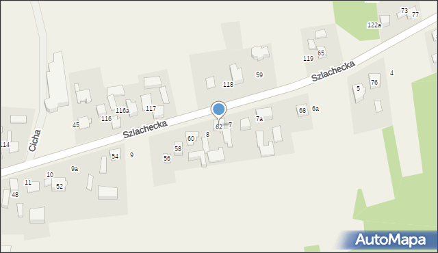 Chełm, Szlachecka, 62, mapa Chełma