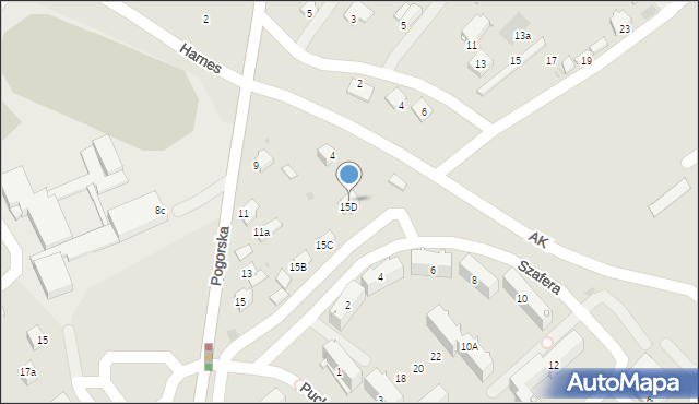 Chrzanów, Szafera Władysława, prof., 7a, mapa Chrzanów