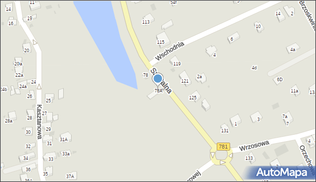 Chrzanów, Szpitalna, 78A, mapa Chrzanów