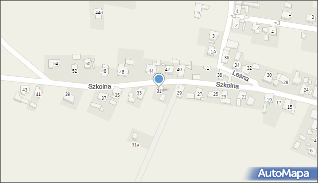 Chrząszczyce, Szkolna, 31, mapa Chrząszczyce