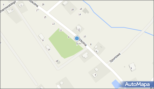 Chwałowice, Szkolna, 7, mapa Chwałowice
