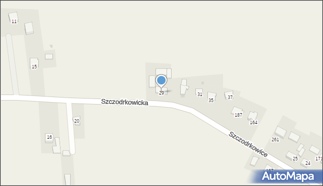 Cianowice, Szczodrkowicka, 29, mapa Cianowice