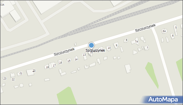 Ciechanów, Szczurzynek, 12, mapa Ciechanów