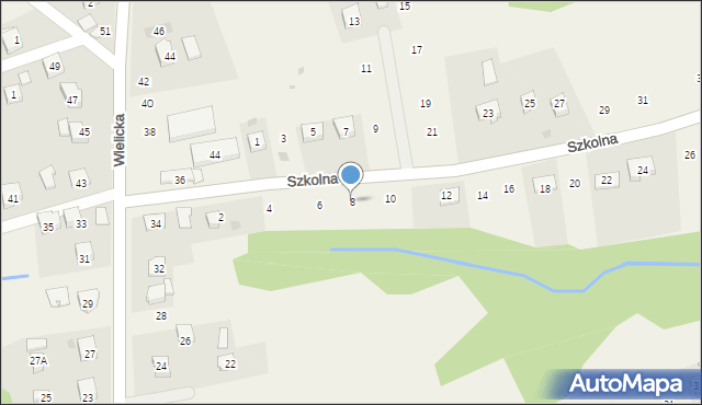 Czechówka, Szkolna, 8, mapa Czechówka