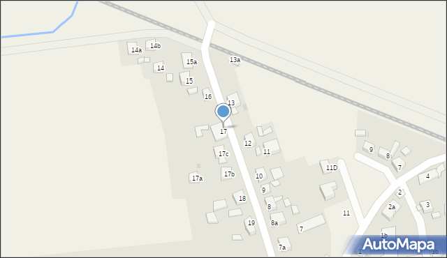 Czekanów, Szkolna, 17, mapa Czekanów