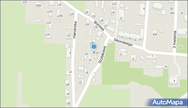 Czeladź, Szybikowa, 12, mapa Czeladź